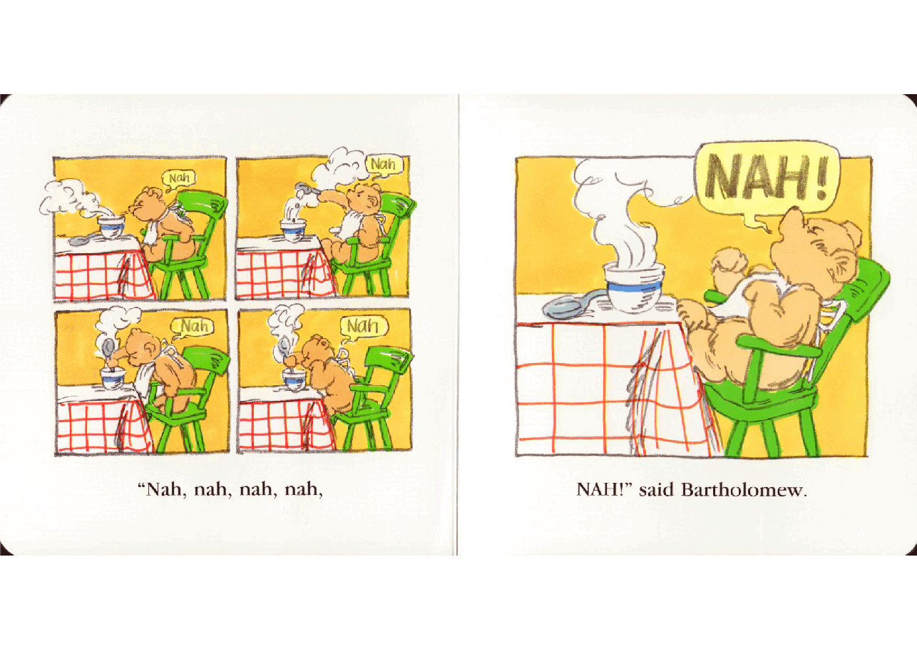 Eat Your Dinner! A Story About Table Manners (2007.Candlewick Press) (Brainiac).pdf,第4页预览