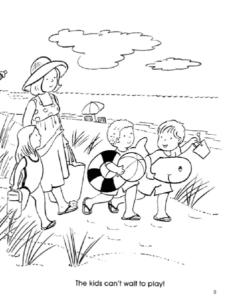 Dover Coloring Book - At the Beach.pdf,第4页预览