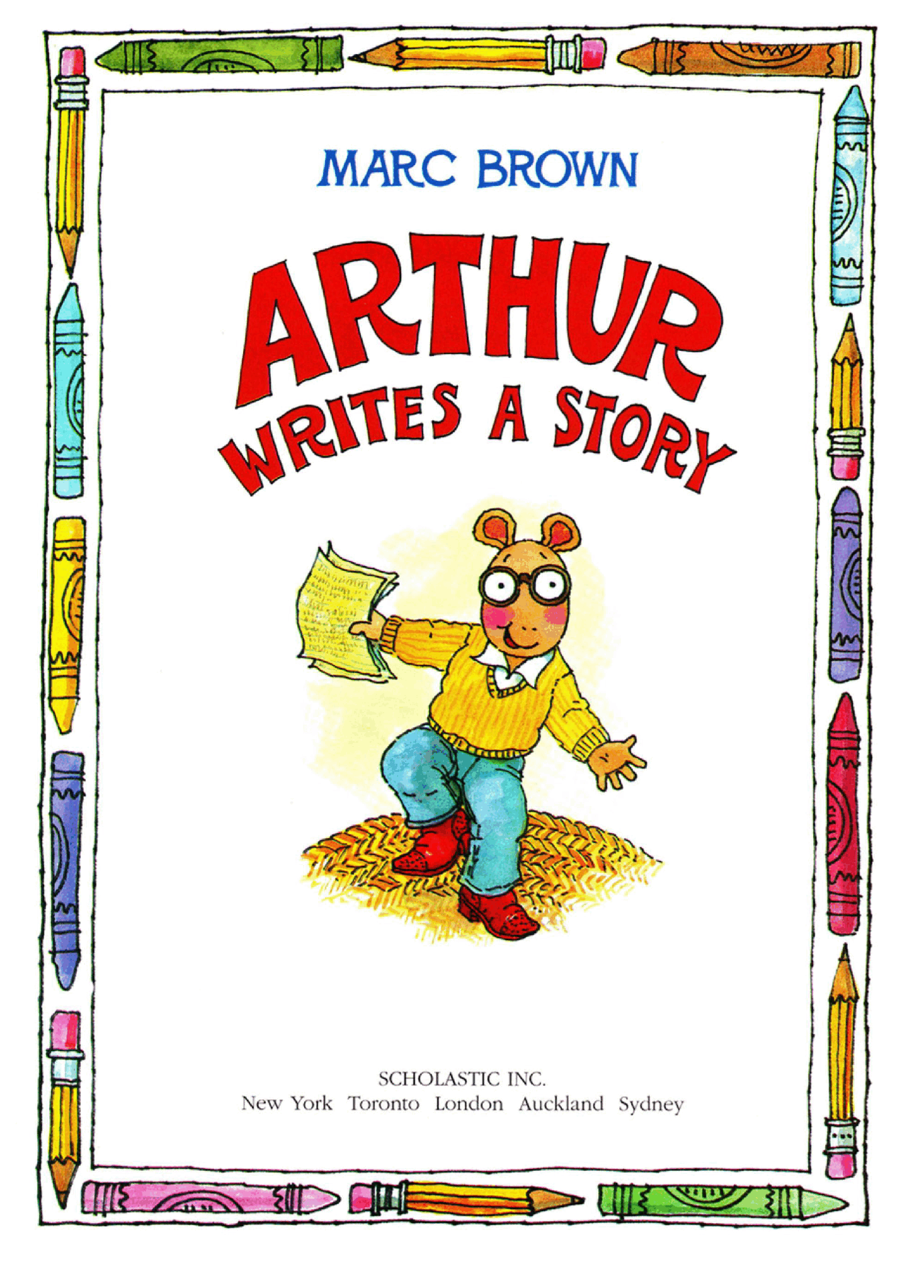 Arthur的An Arthur advanture系列Part 1-Arthur writes a story.pdf，第2页预览