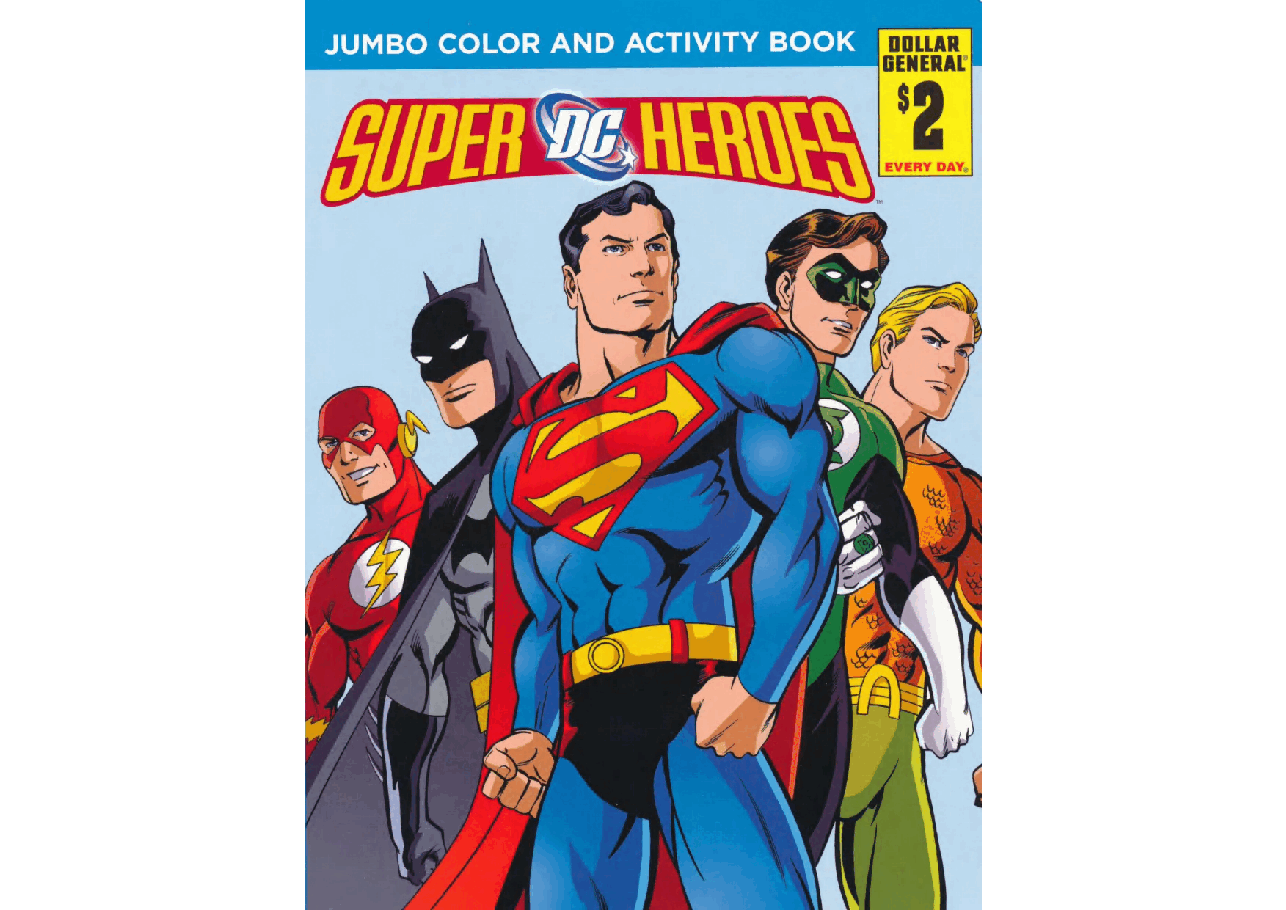 DC Super Heroes Jumbo Color and Activity Book (2007)(c2c)(ActionComics-DCP).pdf,第1页预览
