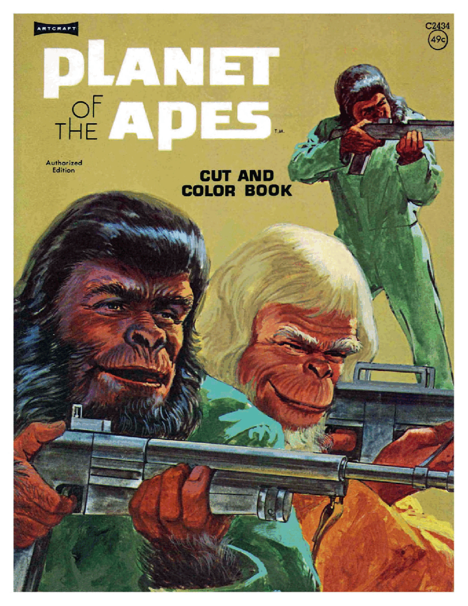 Planet Of The Apes Coloring Book - c2434.pdf,第1页预览