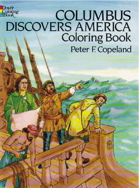 Dover Coloring Book - Columbus Discovers America Coloring Book (1988) (LQ).pdf,第1页预览