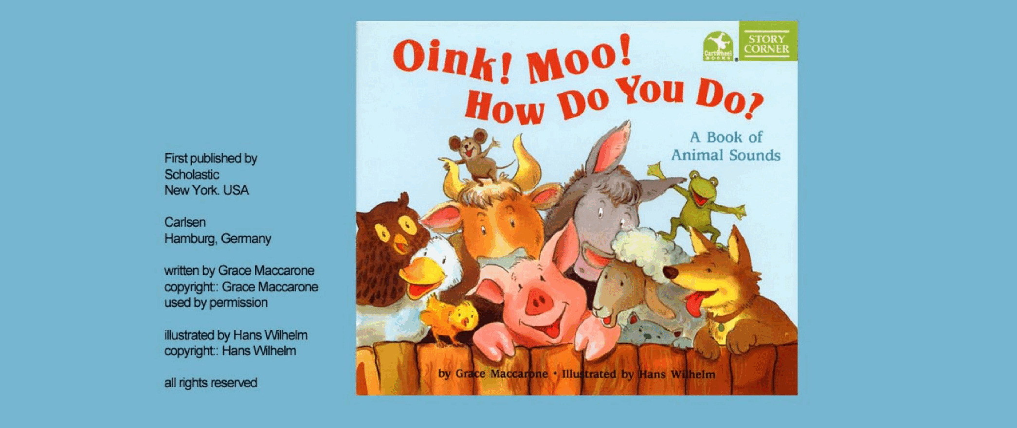 Oink! Moo! How Do You Do by Hans Wilhelm (Scholastic) (childrensbooksforever).pdf,第1页预览
