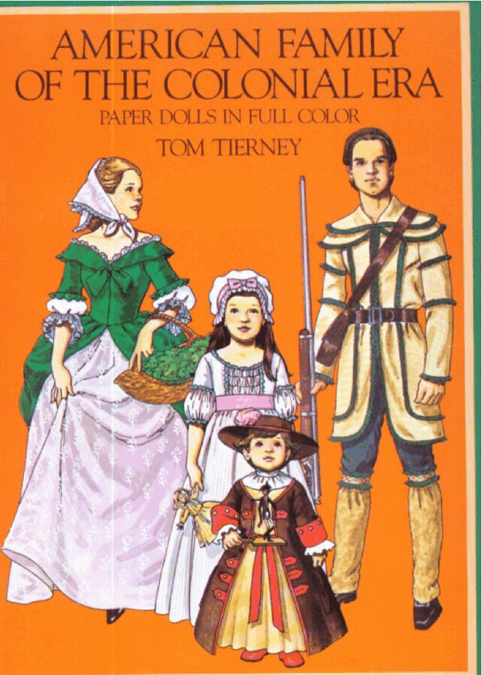 American Family of the Colonial Era - Paper Dolls In Full Color (Dover) (LQ).pdf,第1页预览