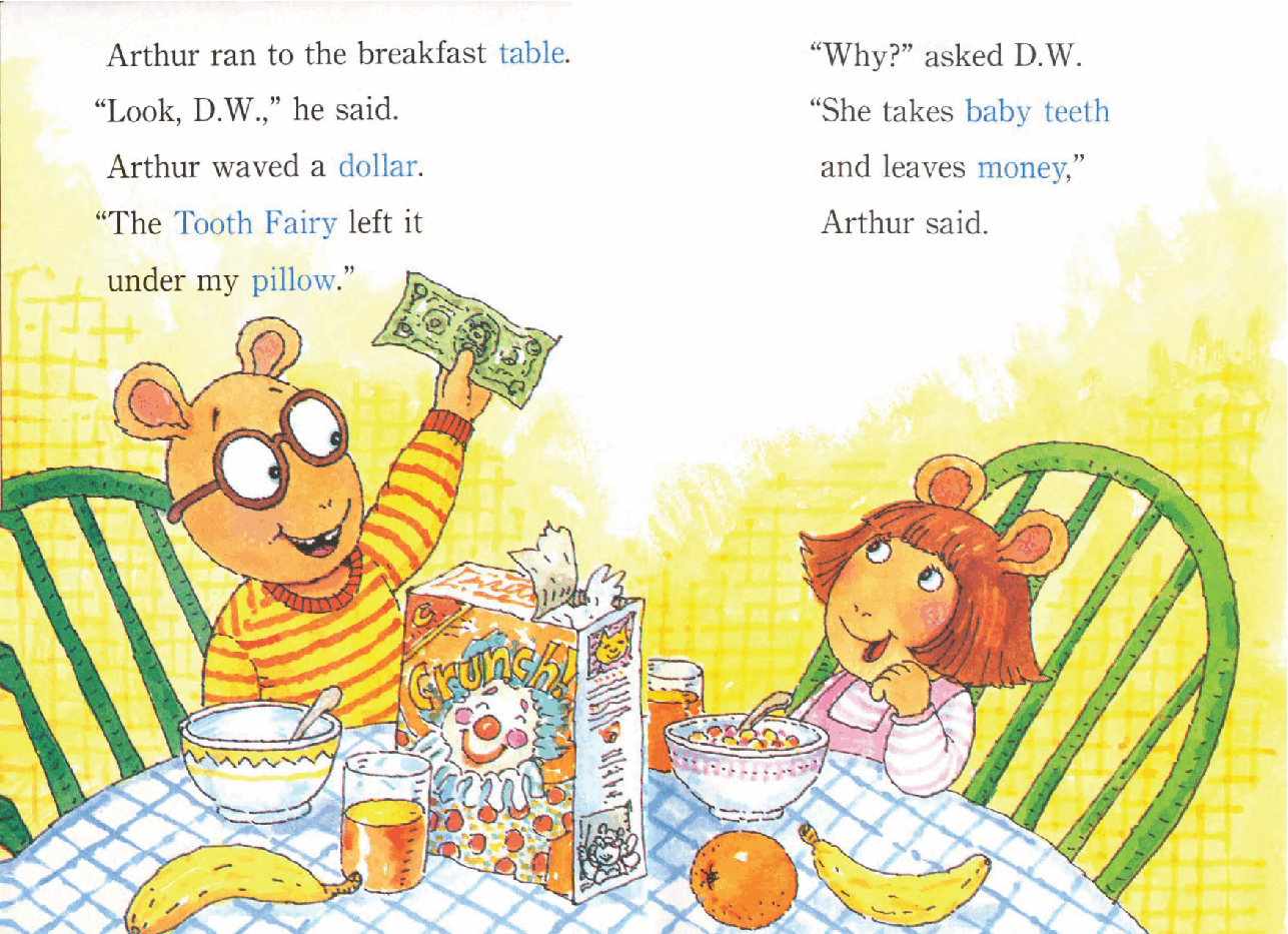 Arthur的step into reading系列—AUTHUR TRICKS THE TOOTH FAIRY.pdf，第3页预览