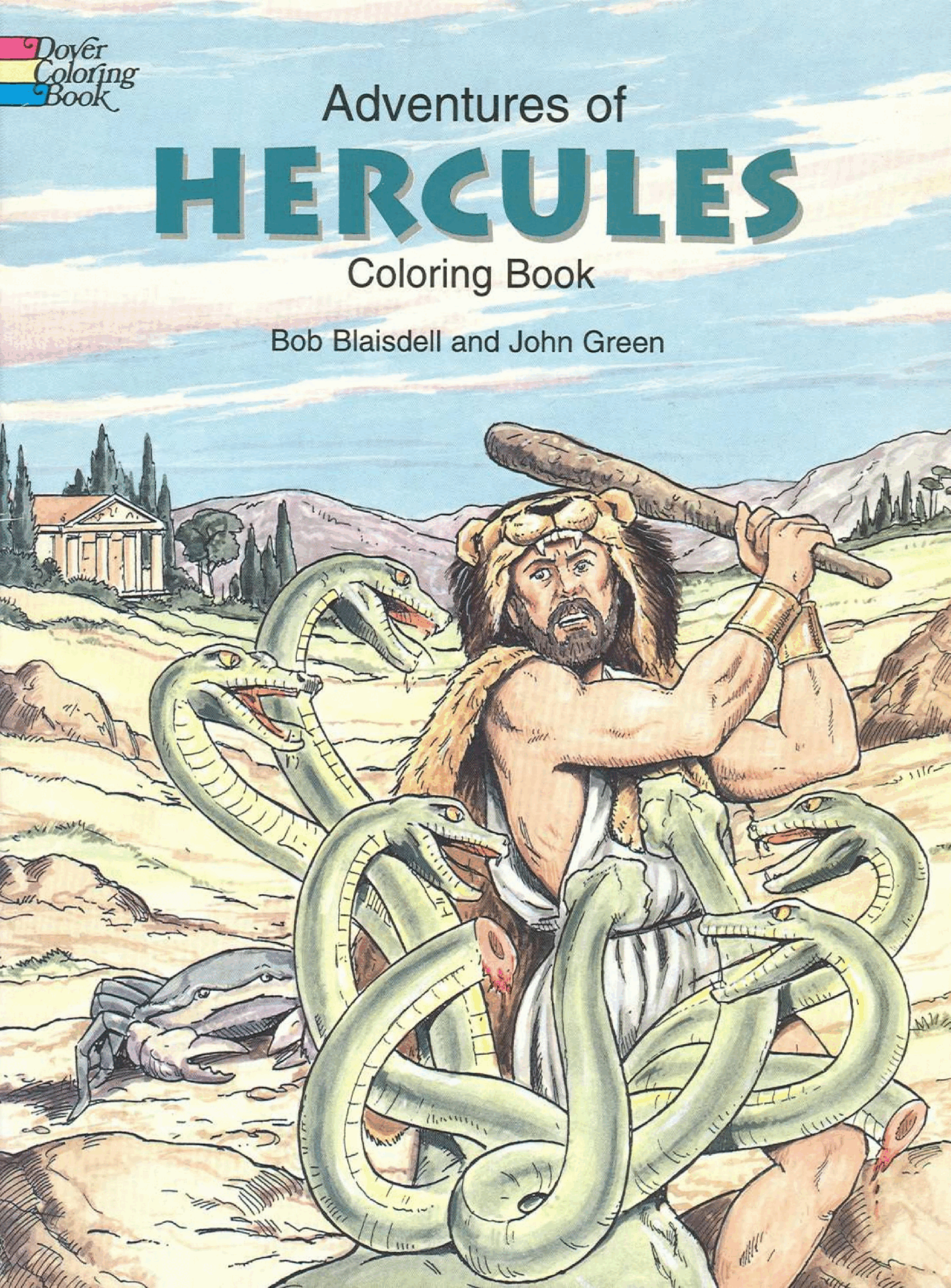Dover Coloring Book - Adventures of Hercules Coloring Book.pdf,第1页预览