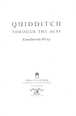 Quidditch Through the Ages (2001.Scholastic).pdf,第3页预览