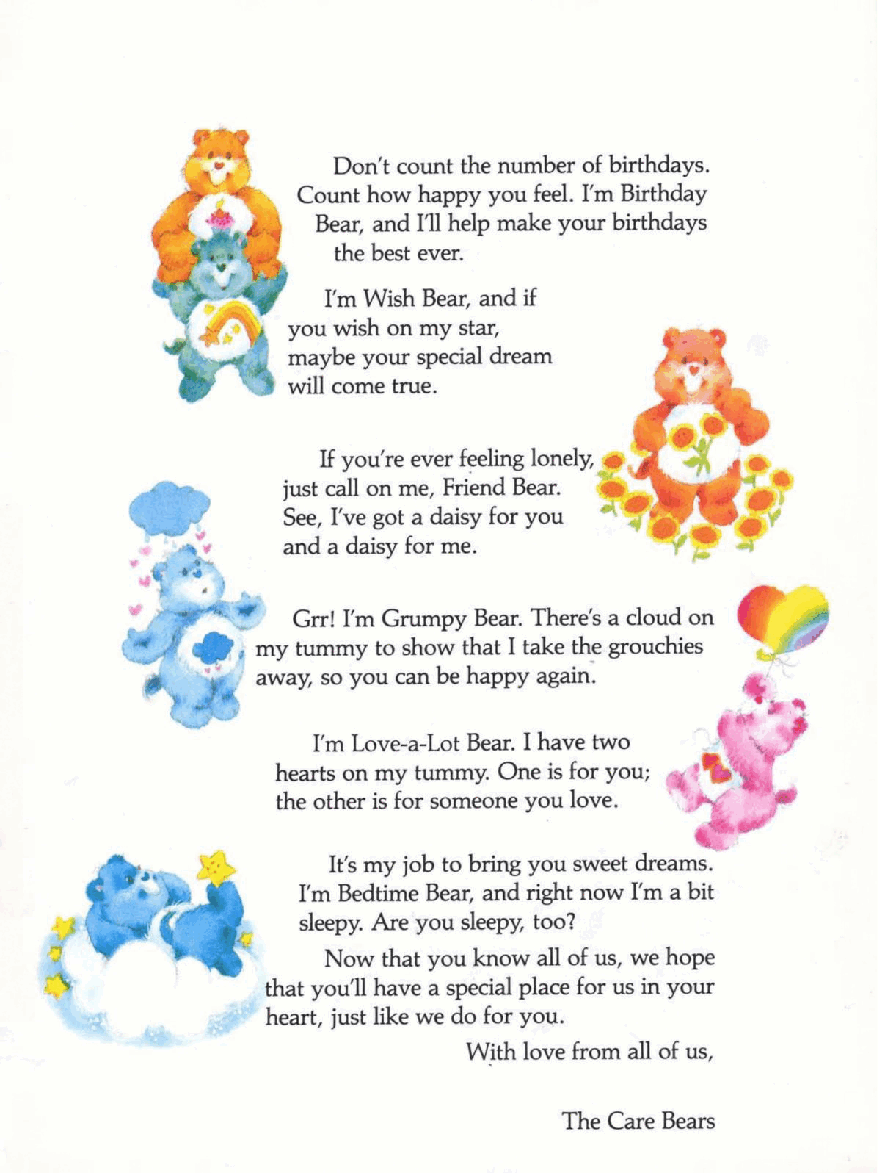 A Tale From the Care Bears - Your Best Wishes Can Come True (1984) (Tinkerhelly).pdf,第3页预览