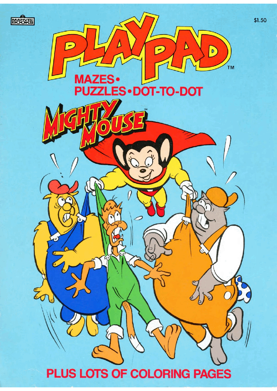 Mighty Mouse Playpad (1988 Marvel Books) (Team Mal).pdf,第1页预览