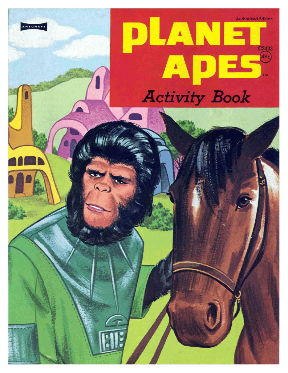 Planet Of The Apes Coloring Book - c2433.pdf,第1页预览