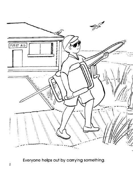 Dover Coloring Book - At the Beach.pdf,第3页预览