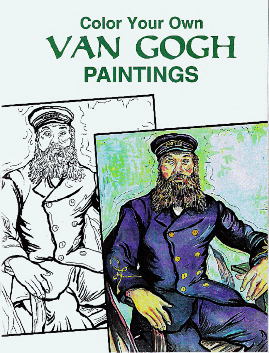 Dover Coloring Book - Color Your Own Van Gogh Paintings (1999).pdf,第1页预览