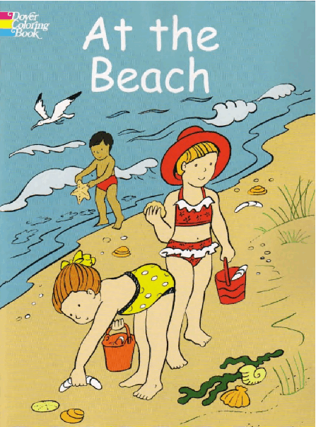 Dover Coloring Book - At the Beach.pdf,第1页预览