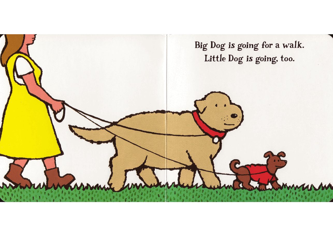 Big Dog and Little Dog Going for a Walk (1997.Red Wagon Books) (Brainiac).pdf,第2页预览