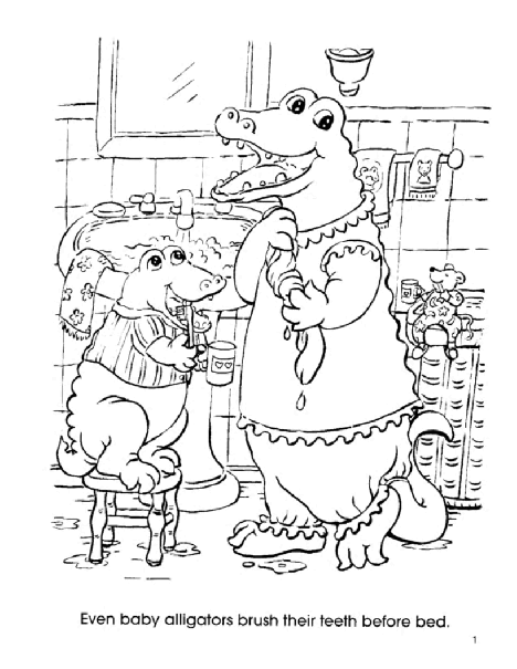 Dover Coloring Book - Animal Family Fun.pdf，第2页预览