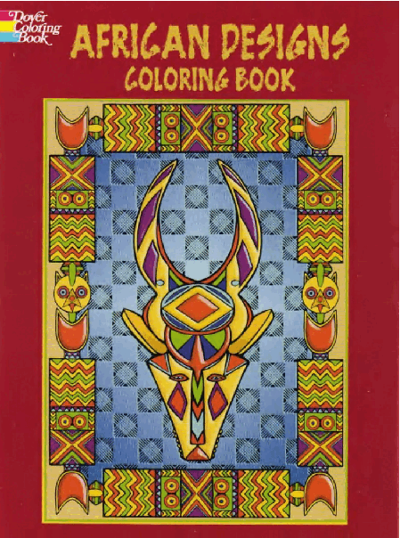Dover Coloring Book - African Designs Coloring Book (LQ).pdf,第1页预览