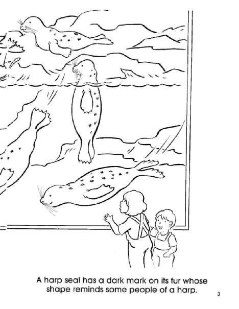 Dover Coloring Book - At the Aquarium.pdf，第4页预览