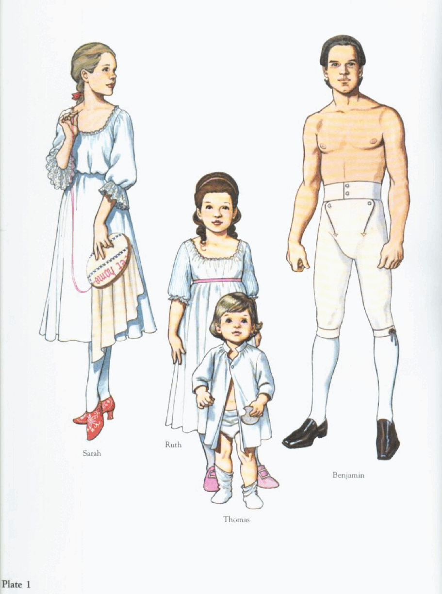 American Family of the Colonial Era - Paper Dolls In Full Color (Dover) (LQ).pdf,第4页预览
