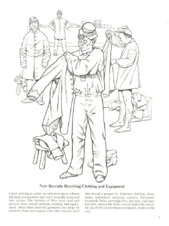 Dover Coloring Book - A Soldier's Life in the Civil War (LQ).pdf,第4页预览