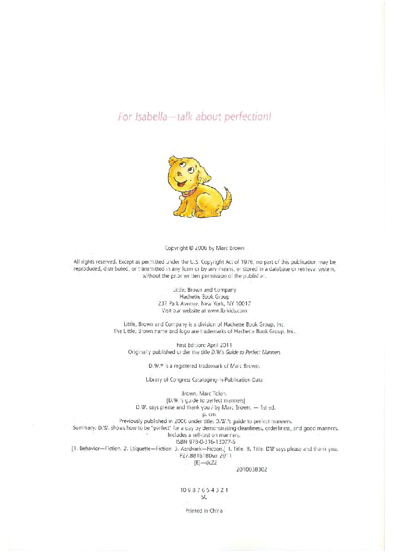 Arthur的妹妹D.W.的故事系列—D.W.says_please_and_thank_you.pdf,第4页预览