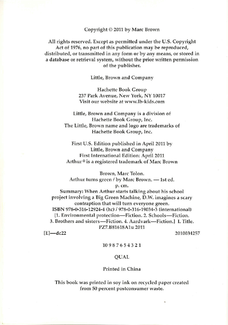 Arthur的An Arthur advanture系列Part 4—Arthur_turns_green.pdf,第4页预览