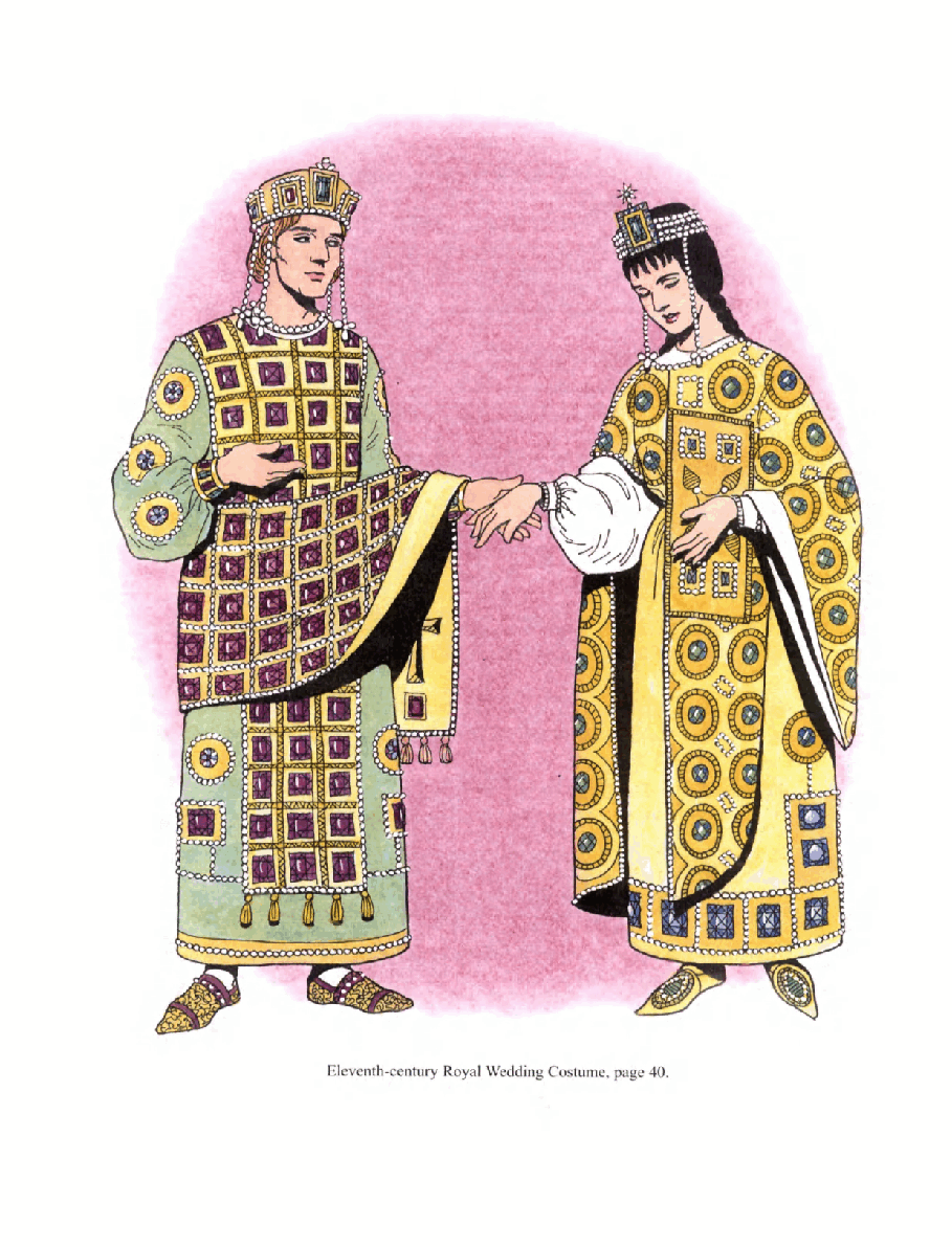 Dover Coloring Book - Byzantine Fashions (2002).pdf,第2页预览