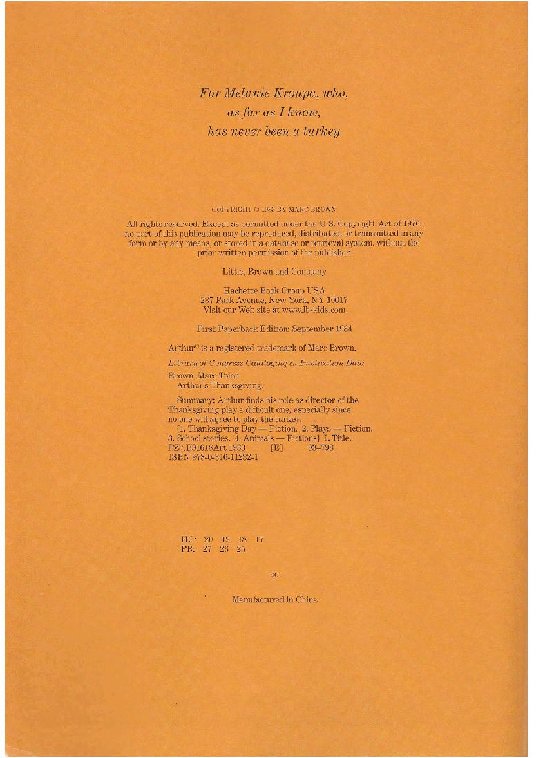 Arthur的An Arthur advanture系列Part 2—Arthur__s_thanksgiving.pdf,第4页预览