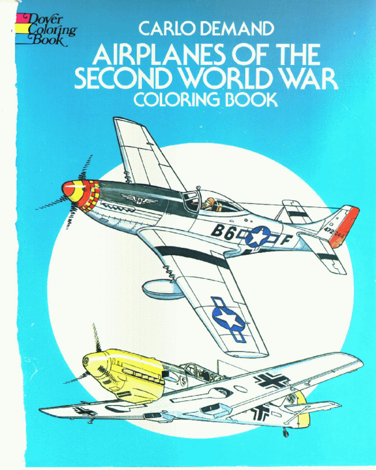 Dover Coloring Book - Airplanes of the Second World War Coloring Book (1981) (LQ).pdf,第1页预览