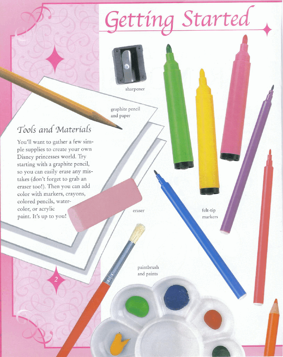 Disney Magic Artist - How To Draw Princesses.pdf,第4页预览