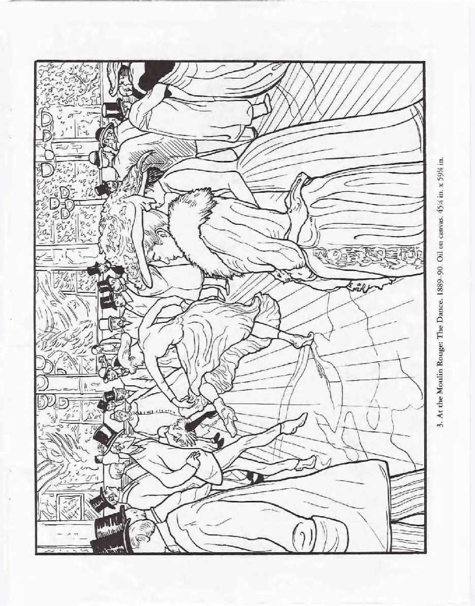 Color Your Own Toulouse-Lautrec Masterpieces (Dover).pdf,第4页预览