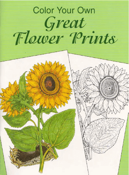Color Your Own Great Flower Prints (Dover) (LQ).pdf,第1页预览