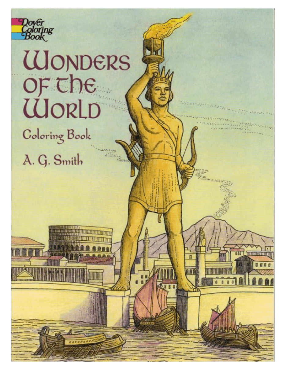 Wonders Of The World Coloring Book (Dover Coloring Book).pdf,第1页预览