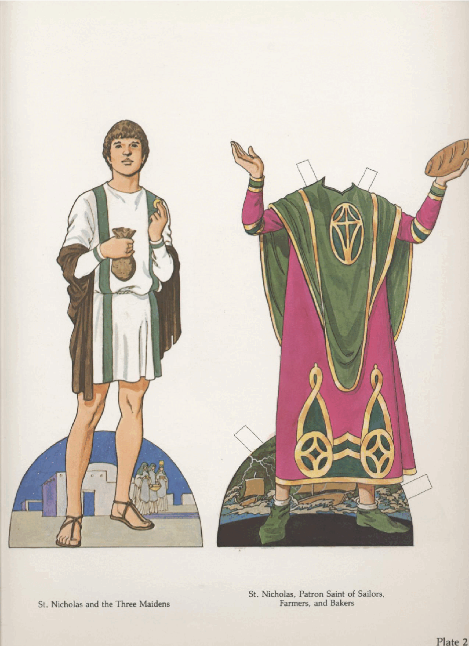 Santa Claus - Paper Dolls In Full Color (1983.Dover).pdf,第4页预览