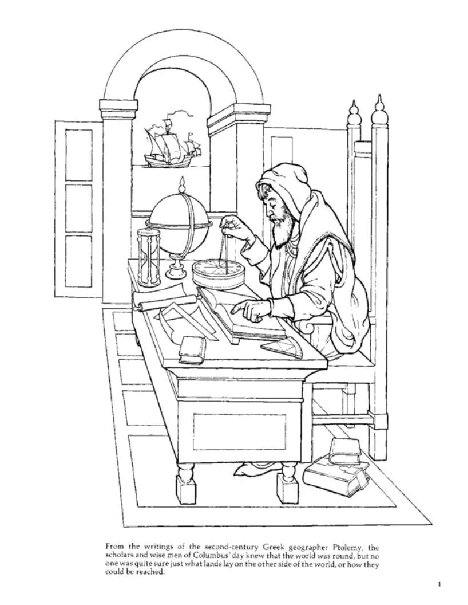 Dover Coloring Book - Columbus Discovers America Coloring Book (1988) (LQ).pdf,第3页预览