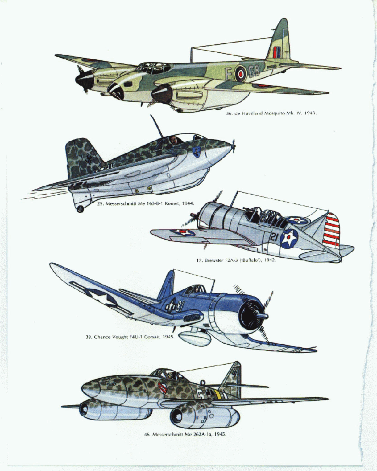 Dover Coloring Book - Airplanes of the Second World War Coloring Book (1981) (LQ).pdf,第2页预览