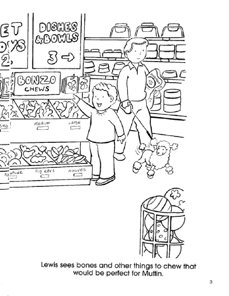 Dover Coloring Book - At the Pet Shop .pdf,第4页预览