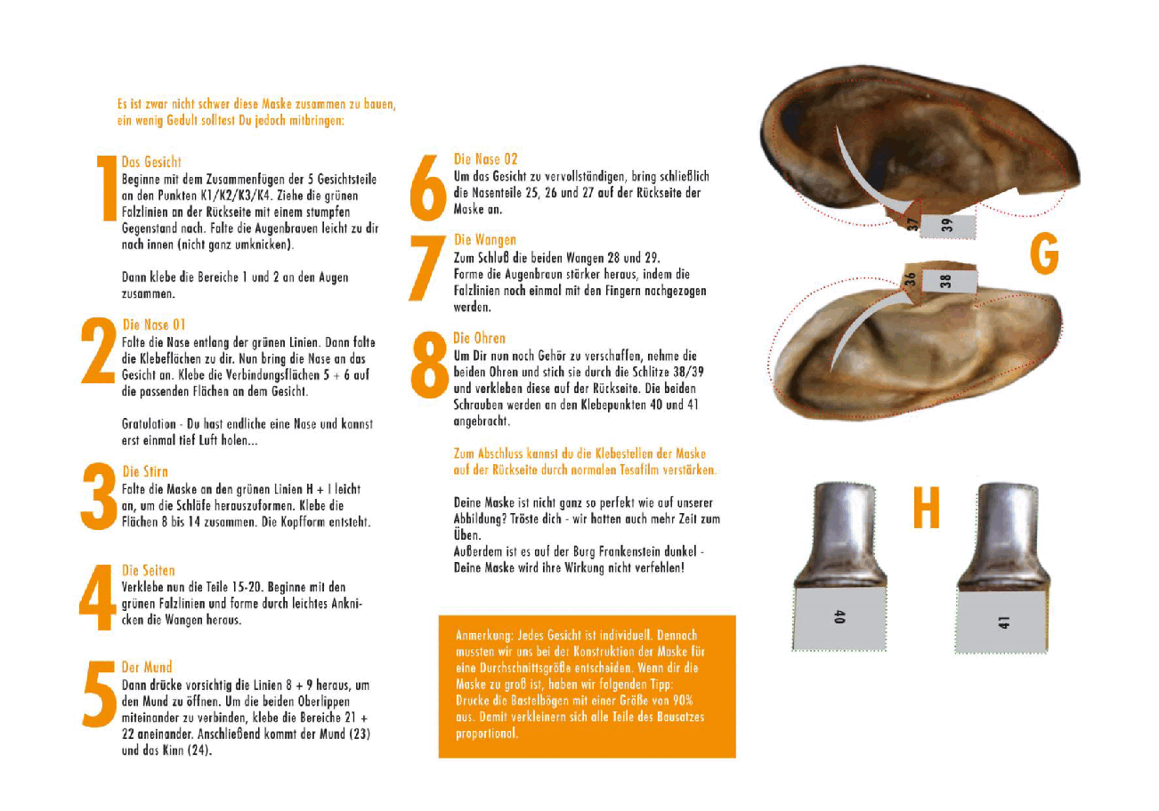 Halloween Burgfrankenstein Paper Maske (German).pdf,第2页预览