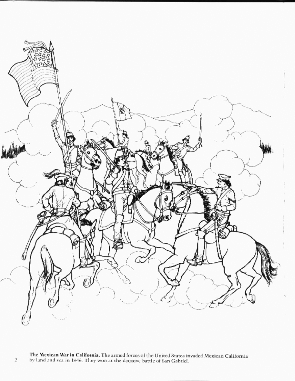 Dover Coloring Book - Story Of The California Gold Rush Coloring Book (1988) (LQ).pdf,第4页预览