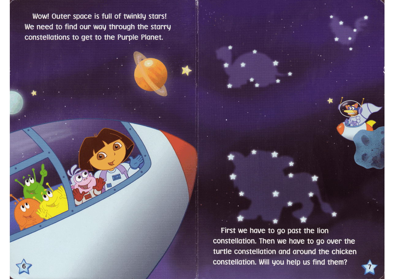 Dora's Outer Space Adventure (2004.Simon Spotlight-Nick Jr.) (Brainiac).pdf,第4页预览