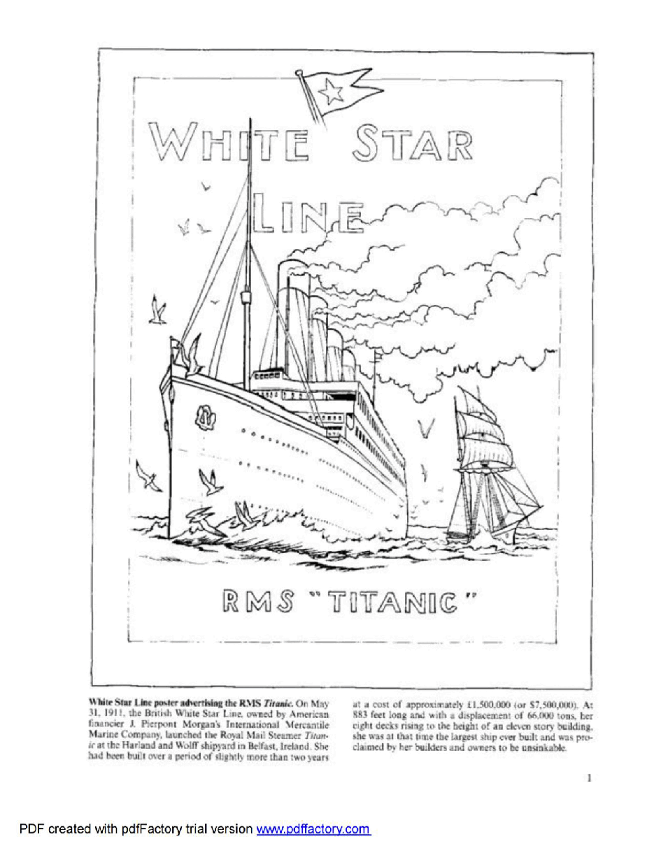 The Titanic Coloring Book (Dover Coloring Book).pdf,第2页预览