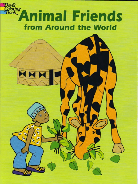 Dover Coloring Book - Animals Friends from Around the World.pdf,第1页预览