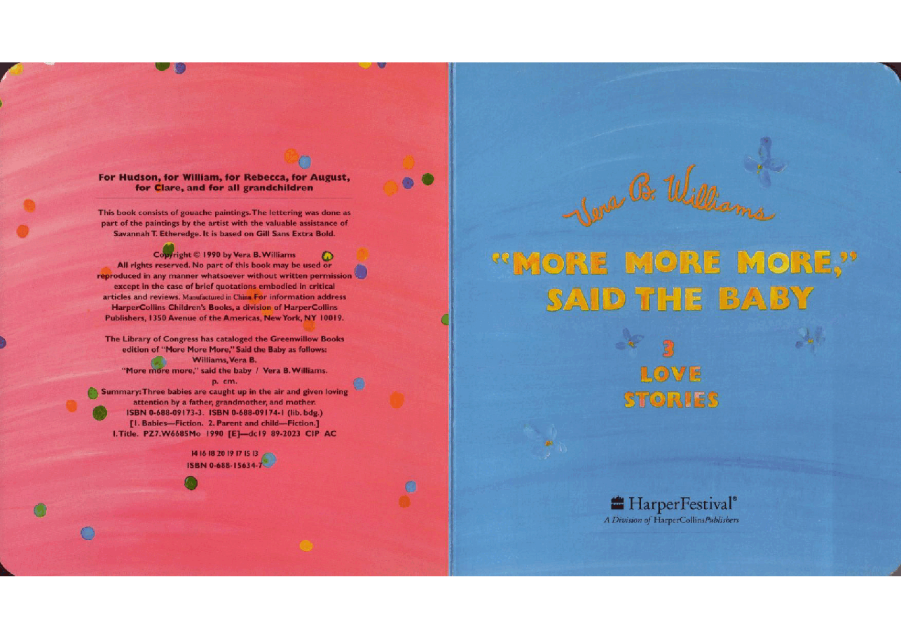 'More More More,' Said the Baby (1990.HarperFestival) (Brainiac).pdf,第2页预览