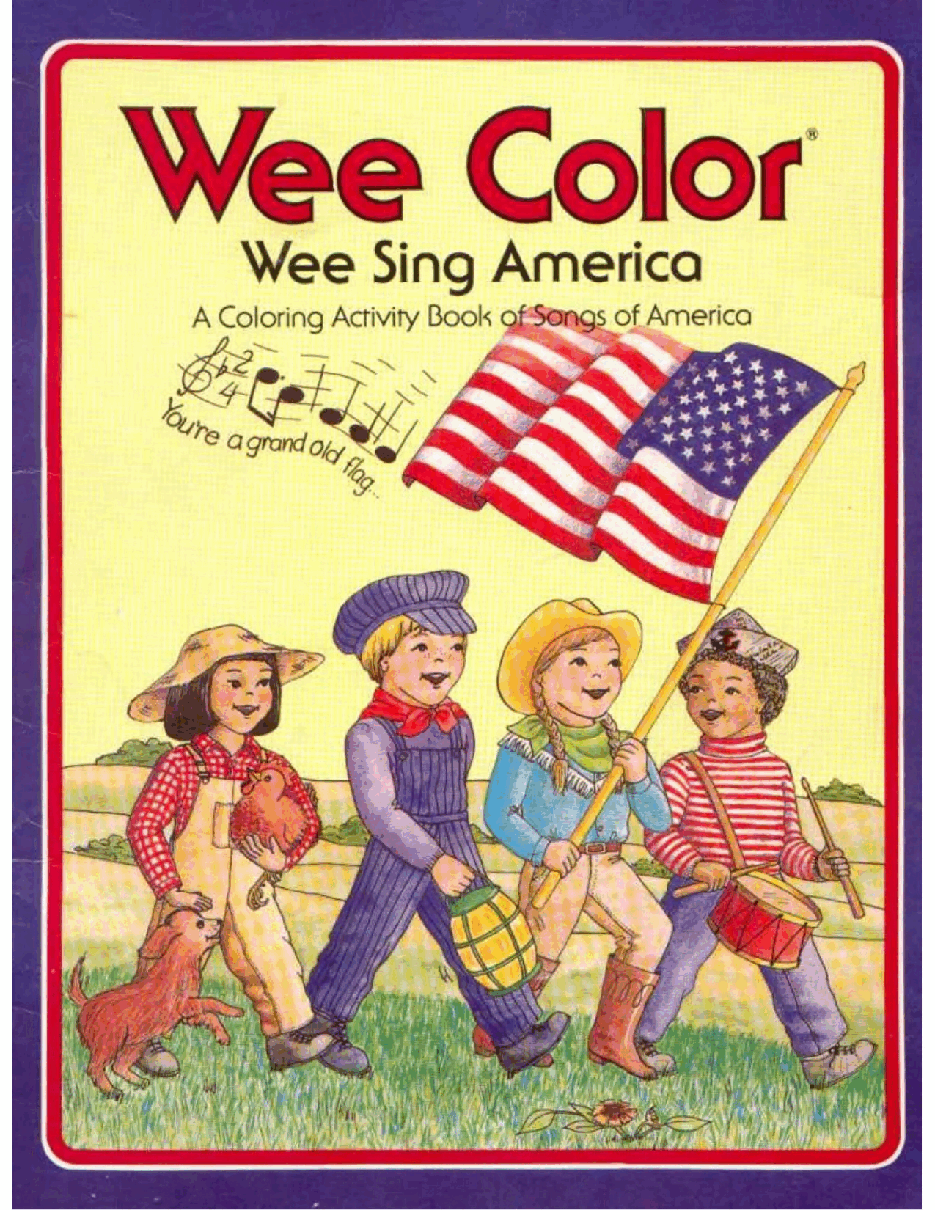 Wee Color - Wee Sing America.pdf，第1页预览