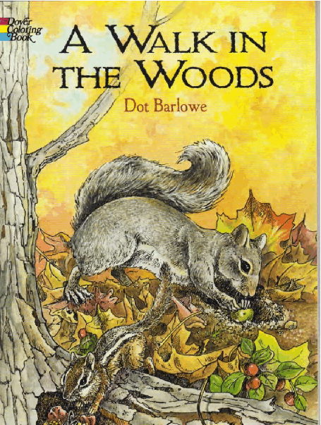 Dover Coloring Book - A Walk In The Woods (2003) (LQ).pdf,第1页预览