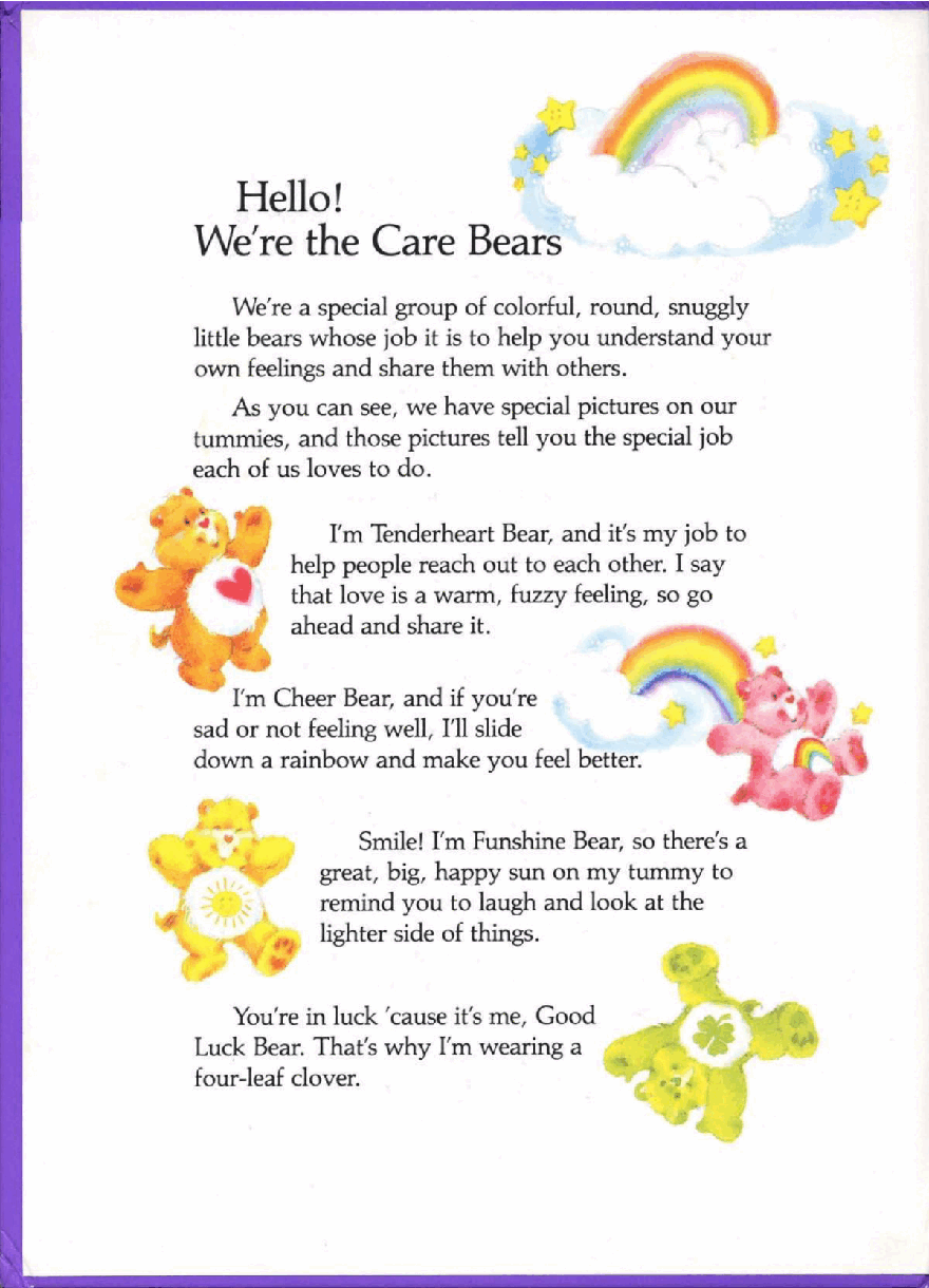 A Tale From the Care Bears - Your Best Wishes Can Come True (1984) (Tinkerhelly).pdf,第2页预览