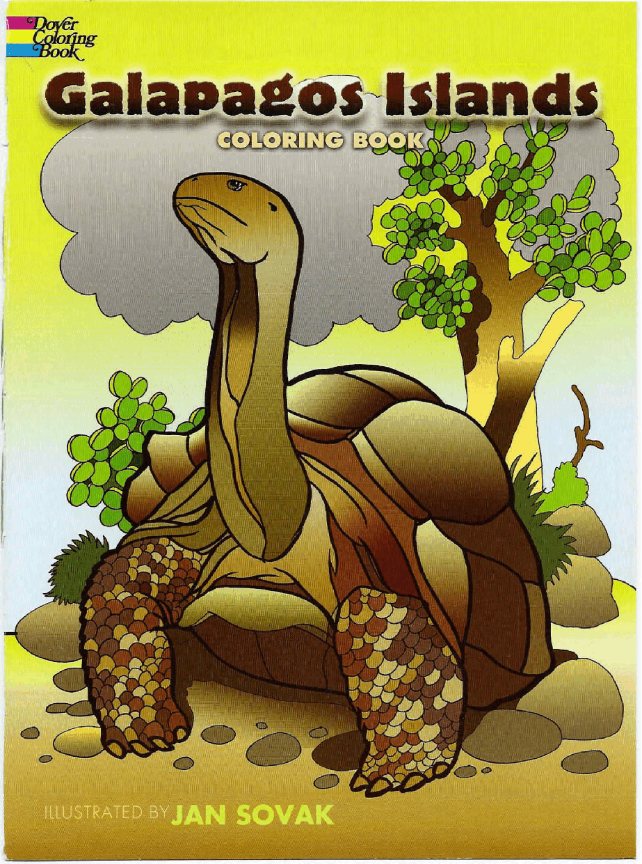Dover Coloring Book - Galapagos Islands Coloring Book.pdf,第1页预览