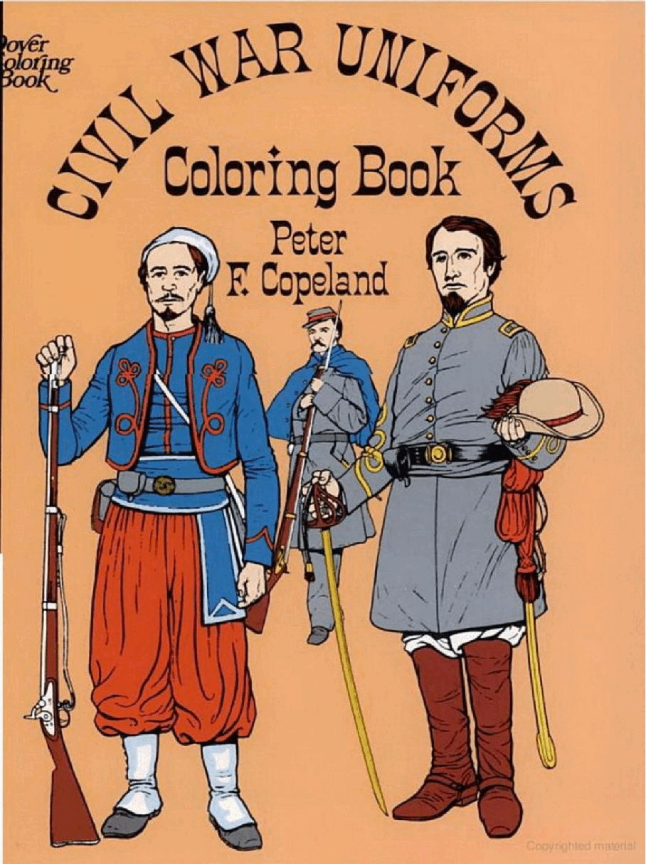 Dover Coloring Book - Civil War Uniforms Coloring Book (LQ).pdf,第1页预览