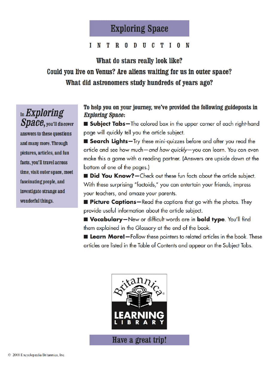 Britannica Learning Library 001 - Exploring Space.pdf,第4页预览