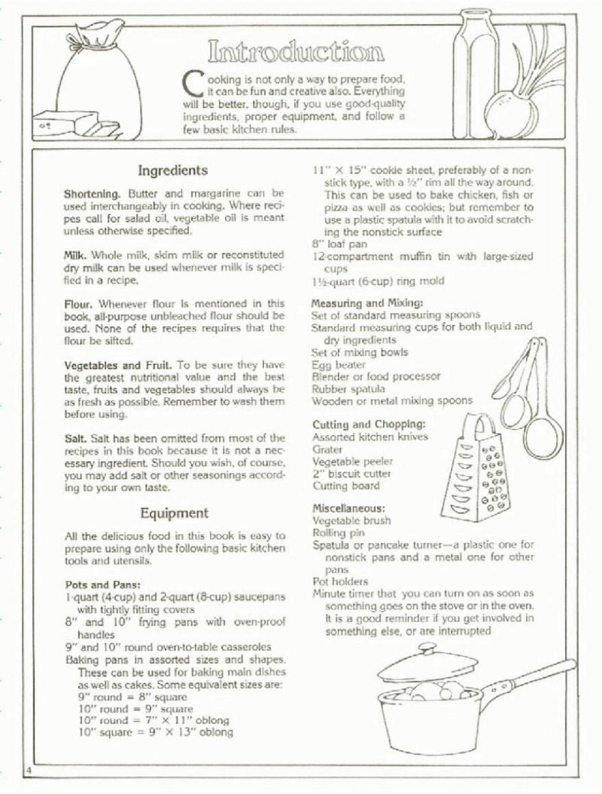 Dover Coloring Book - A First Cookbook for Children (LQ).pdf，第4页预览