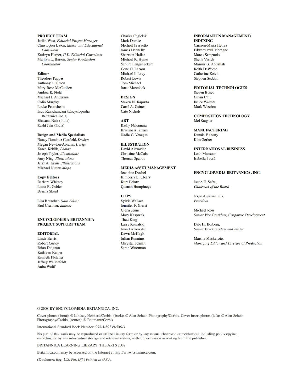 Britannica Learning Library 005 - The Arts.pdf,第3页预览